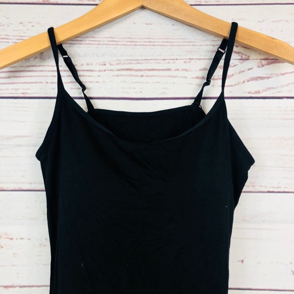 💝ANYFIT🎁 Black Padded Spaghetti Strap Size Large - Picture 2 of 4